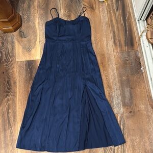 Elegant Navy Blue Women's Dress